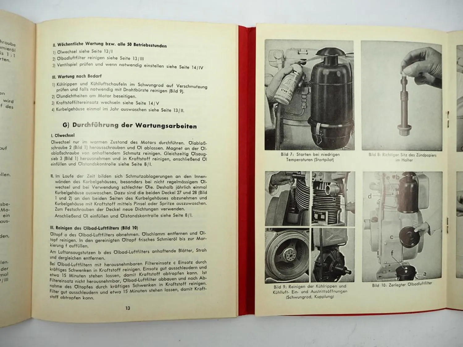 Orig. Hatz E 80 85 89 G FG Dieselmotor Betriebsanleitung Ersatzteilliste 1972