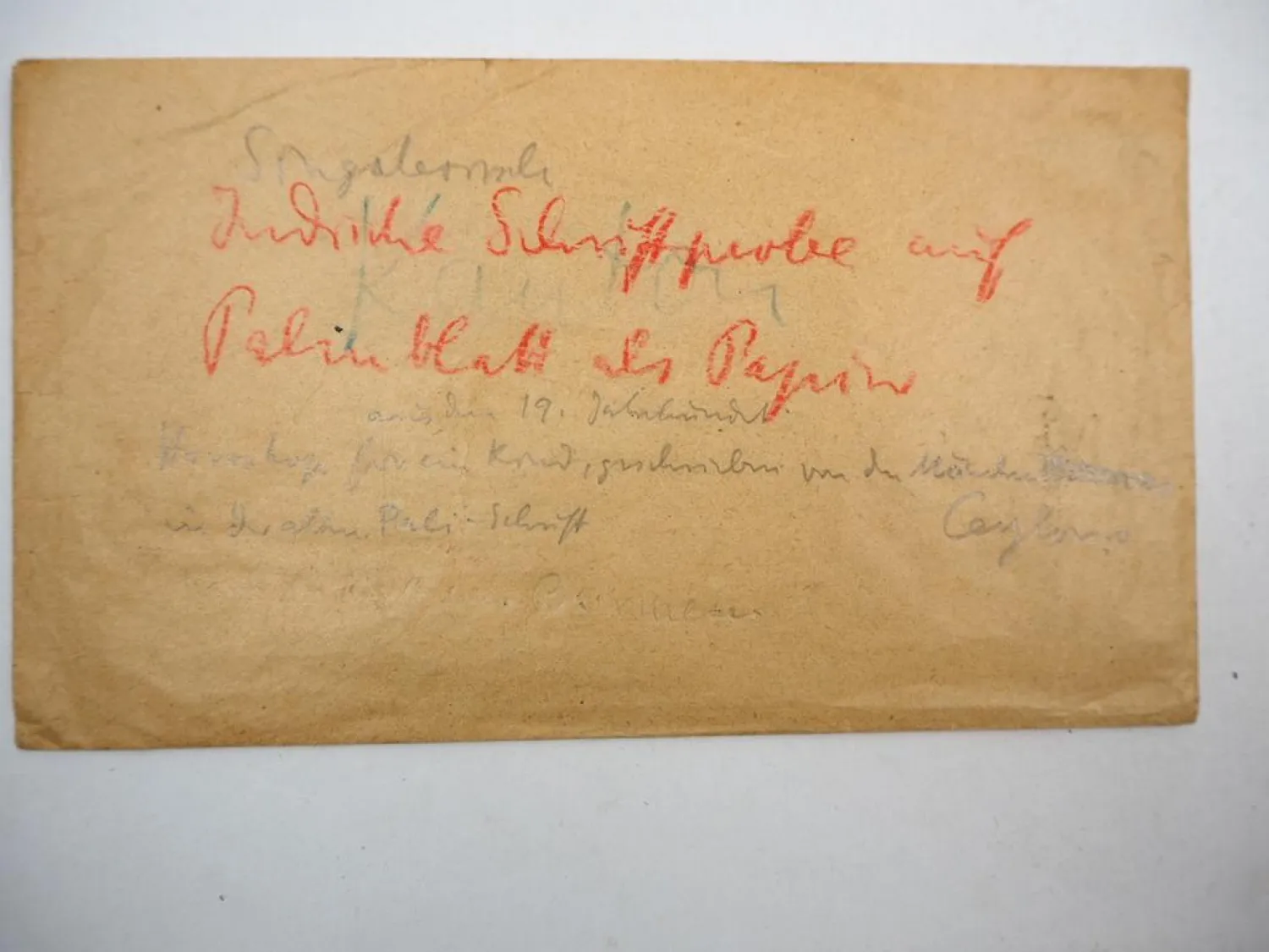 Orig. Indische Pali Schrift auf Palmblatt Ceylon 19. Jh. Sammlung H. Weigold