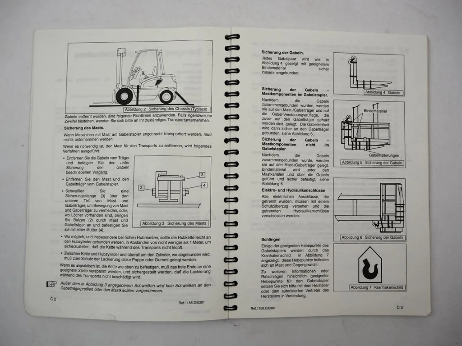 Orig. Jungheinrich DFG TFG 16 - 50 A B C Gabelstapler Betriebsanleitung 2001