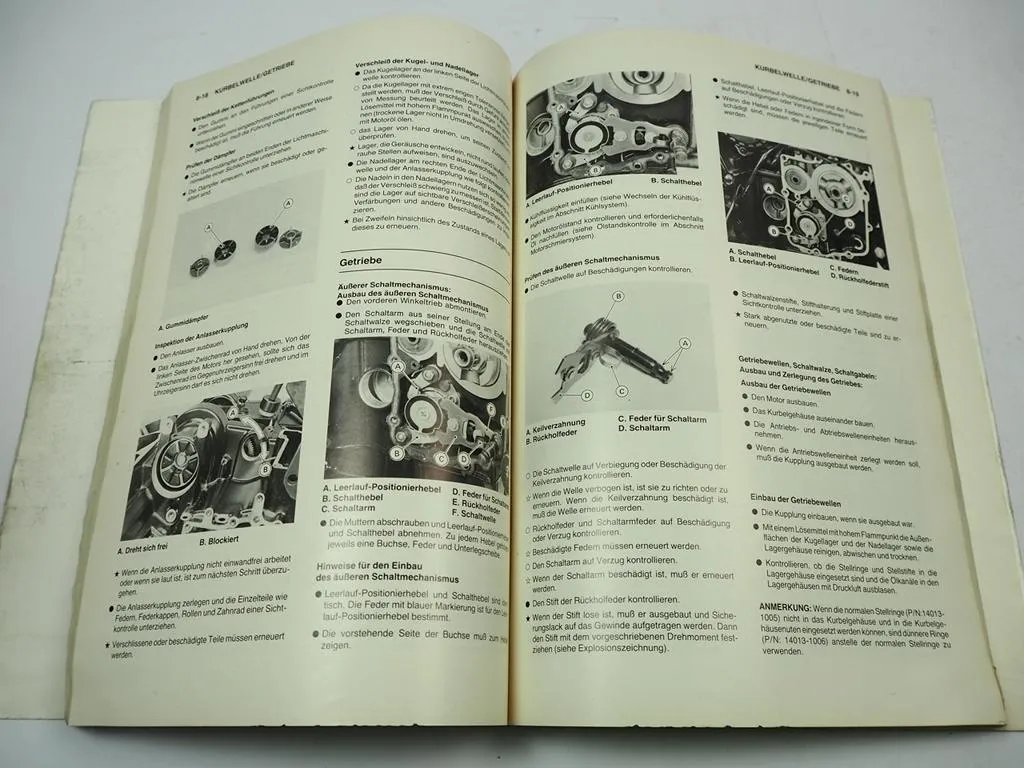 orig Kawasaki GTR 1000 ZG 1000 A1 Werstatthandbuch Reparaturanleitung 1986