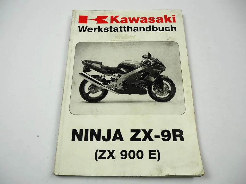 orig Kawasaki Ninja ZX-9R ZX900 E1 Werkstatthandbuch Reparaturanleitung 1999