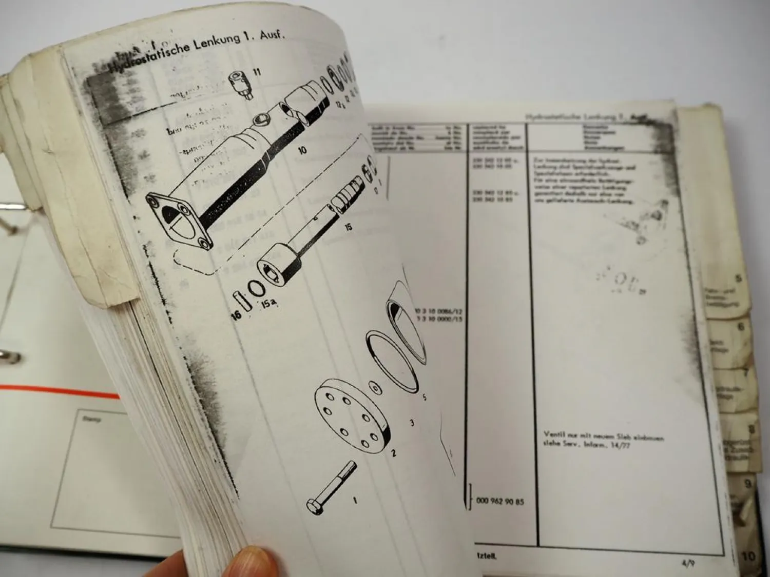 Orig Linde H12D H15D Diesel Typ 330 Betriebsanleitung & Ersatzteilliste 1978/84