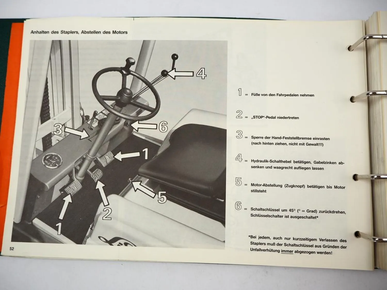 Orig Linde H20 H25 H30D Diesel Typ 331 Betriebsanleitung & Ersatzteilliste 1984