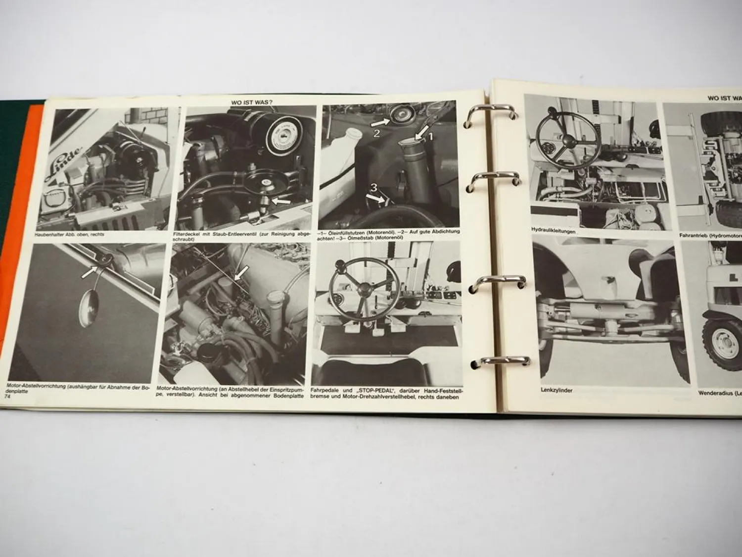 Orig Linde H20 H25 H30D Diesel Typ 331 Betriebsanleitung & Ersatzteilliste 1984