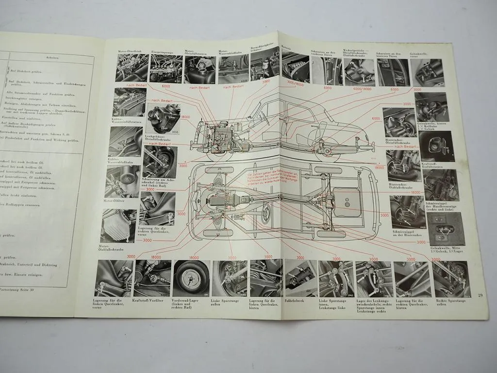 orig Mercedes Benz Typ 190D Ponton W121 Betriebsanleitung Bedienung Wartung 1959