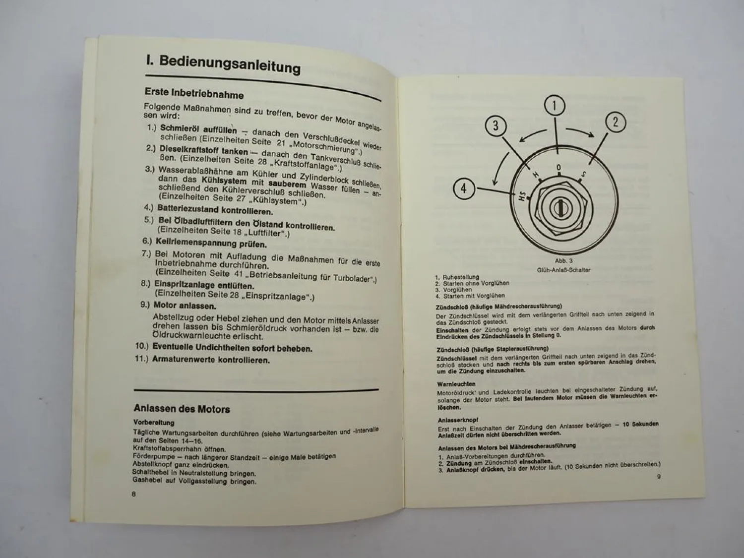Orig. Perkins 3 4 6 Zylinder Dieselmotor Betriebsanleitung Wartung Bedienung 1975