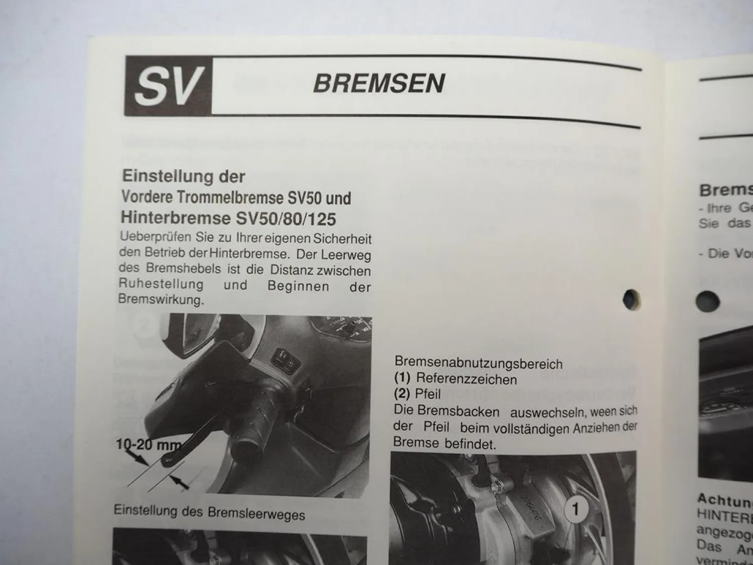 Orig. Peugeot MTC SV50 SV80 SV125 Roller Betriebsanleitung Wartungsheft 1990er
