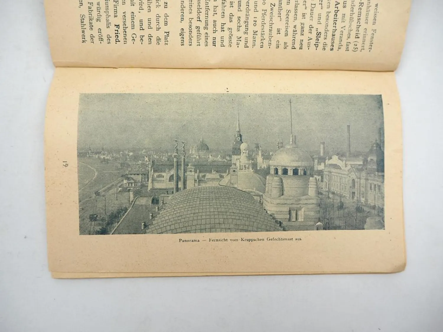 Orig. Programmheft Rundgang Industrie- und Gewerbe Ausstellung Düsseldorf 1902
