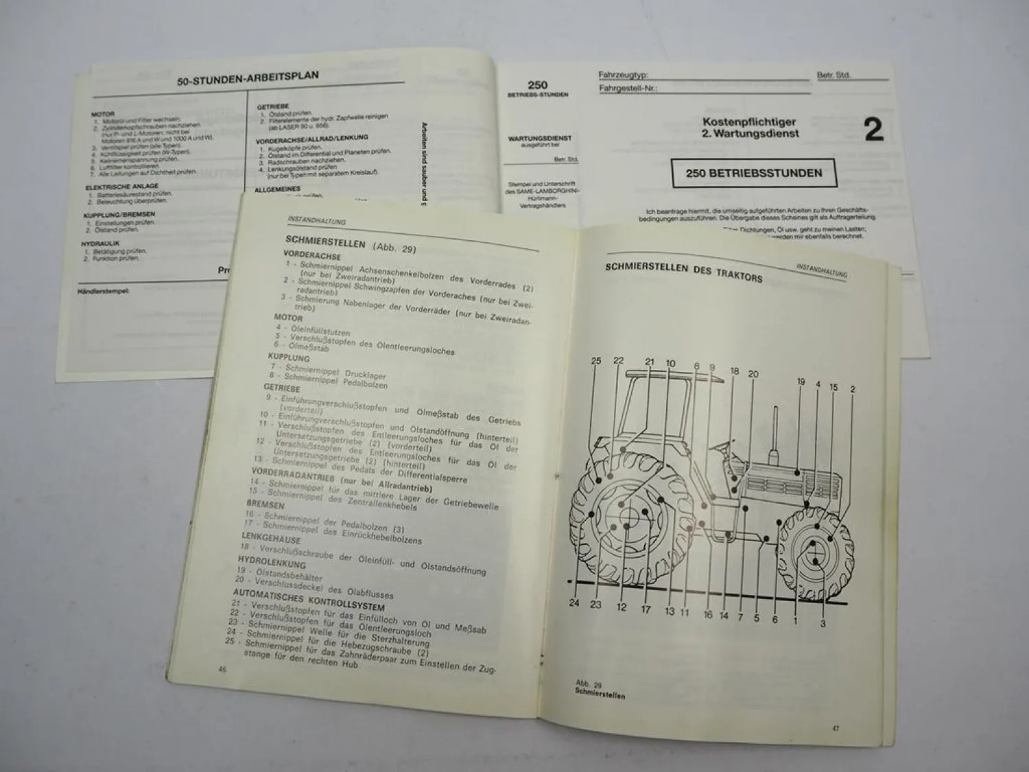 Orig. Same Corsaro 70 Synchro Traktor Betriebsanleitung Bedienung Wartung 1978