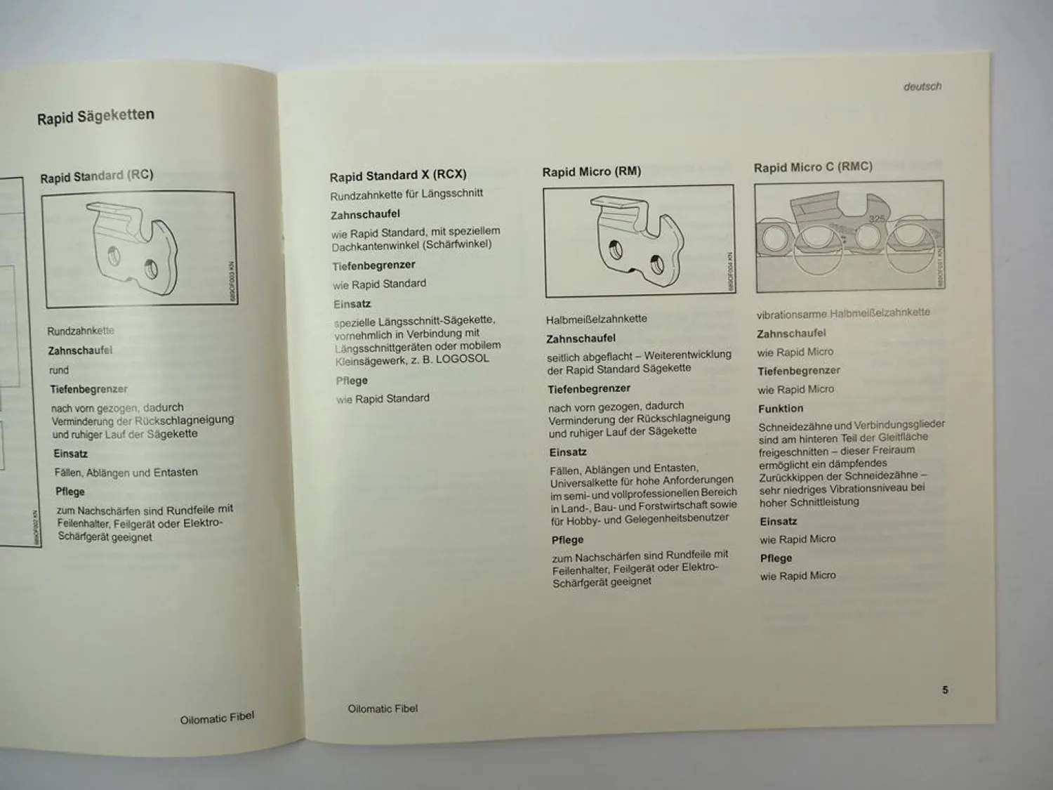 Orig. Stihl Oliomatic Sägeketten für Motorsägen Handbuch Betriebsanleitung 2007