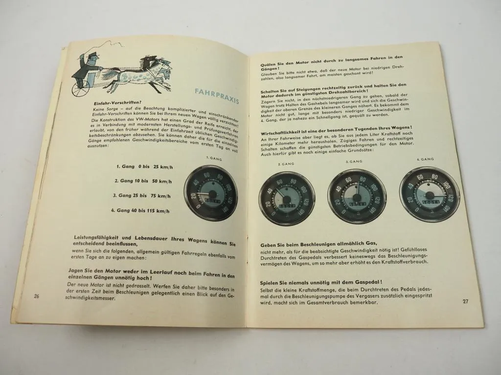 orig VW Käfer Limousine Cabriolet Betriebsanleitung Bedienungsanleitung 1960