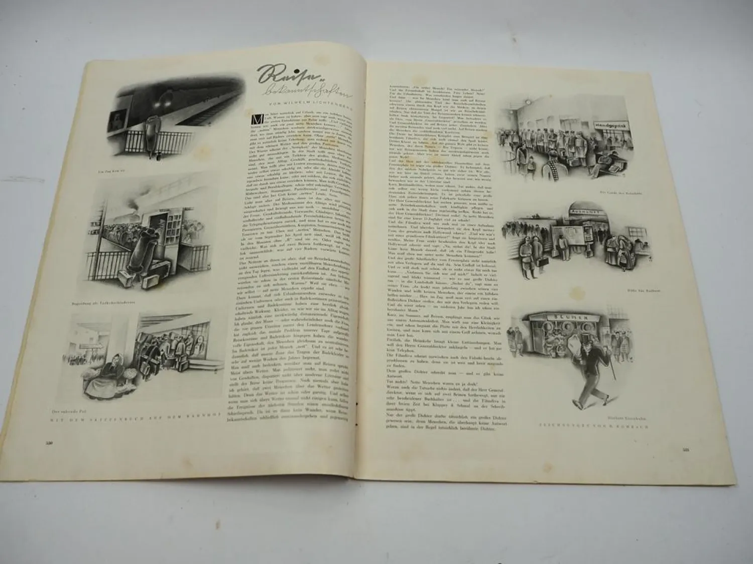 Orig. Zeitschrift Illustrierte Zeitung Leipzig Verl. Weber Reisenummer 4598 1933
