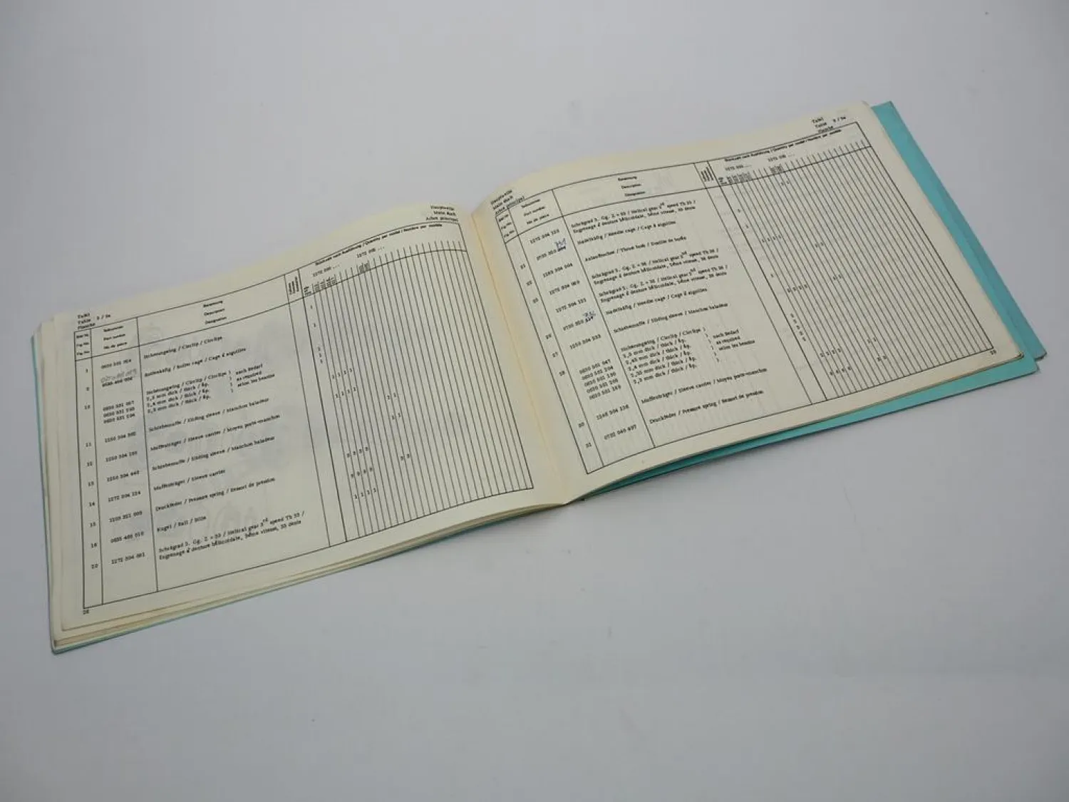 Orig. ZF 5K-90 & 91 GP Allklauen Getriebe Ersatzteilliste DAF Parts List 11/1979
