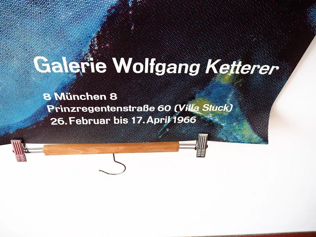 Original Ausstellung Plakat Erich Heckel Galerie Ketterer München 1966