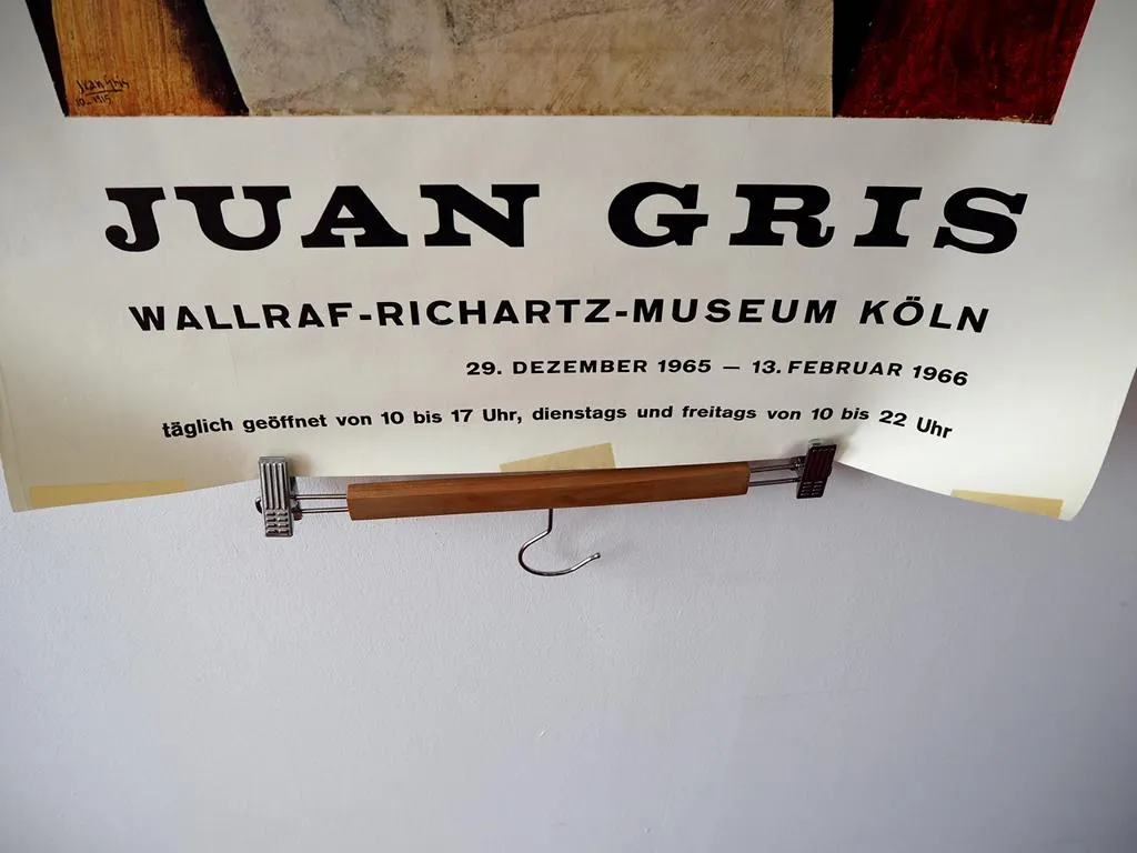 Original Ausstellung Plakat Juan Gris Wallraf Richartz Museum Köln 1965