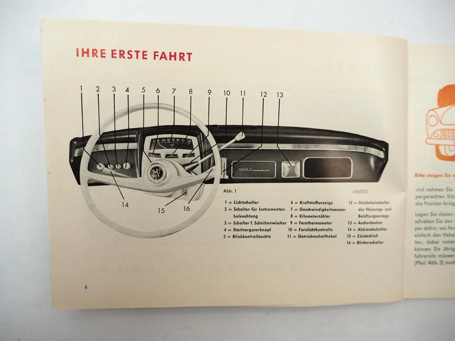 Original Auto Union DKW Junior PKW Betriebsanleitung Bedienung Wartung 1960