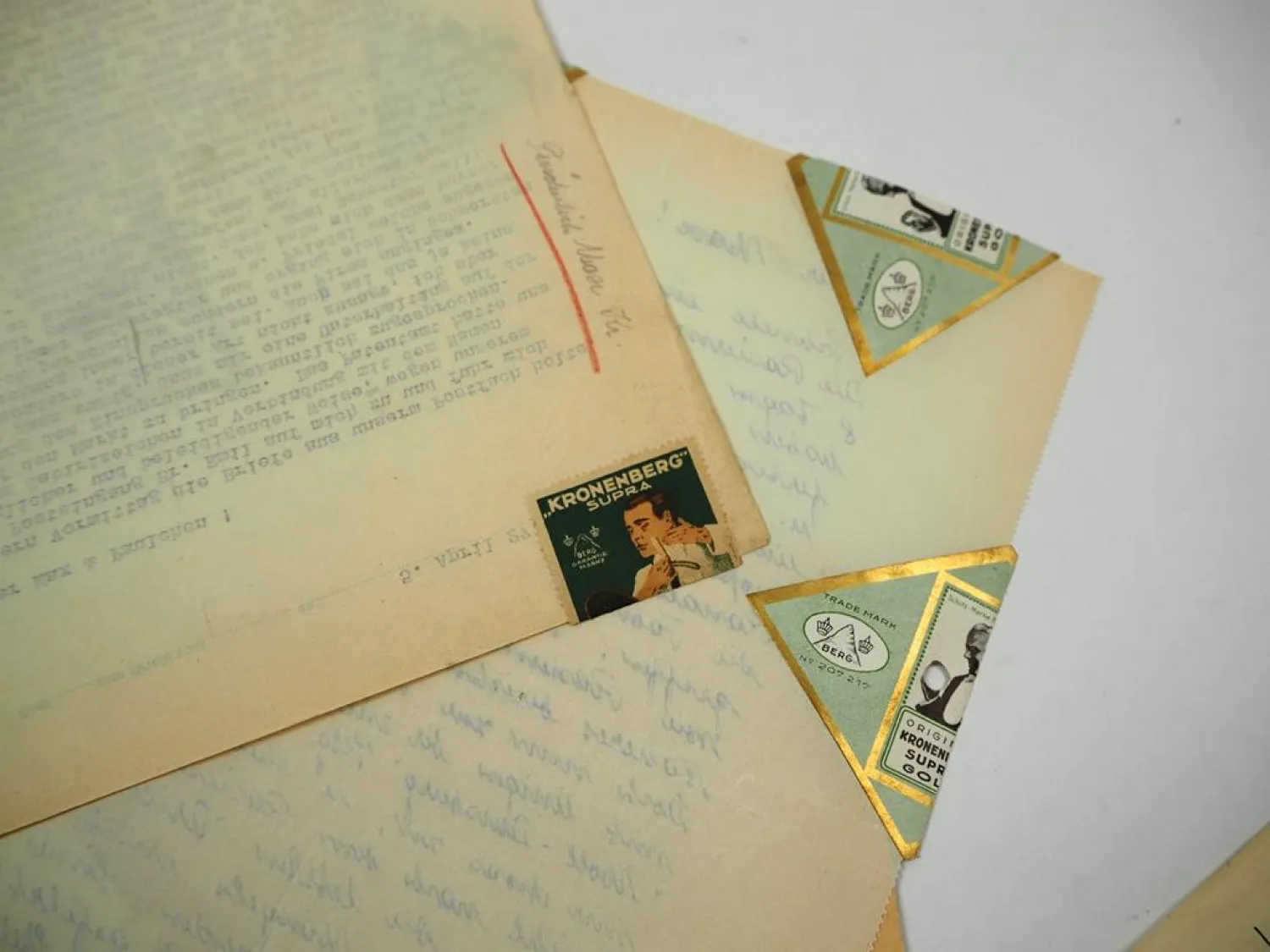 Original Belege Briefwechsel Firma Emil Kronenberg Stahlwaren Solingen 1920/30er