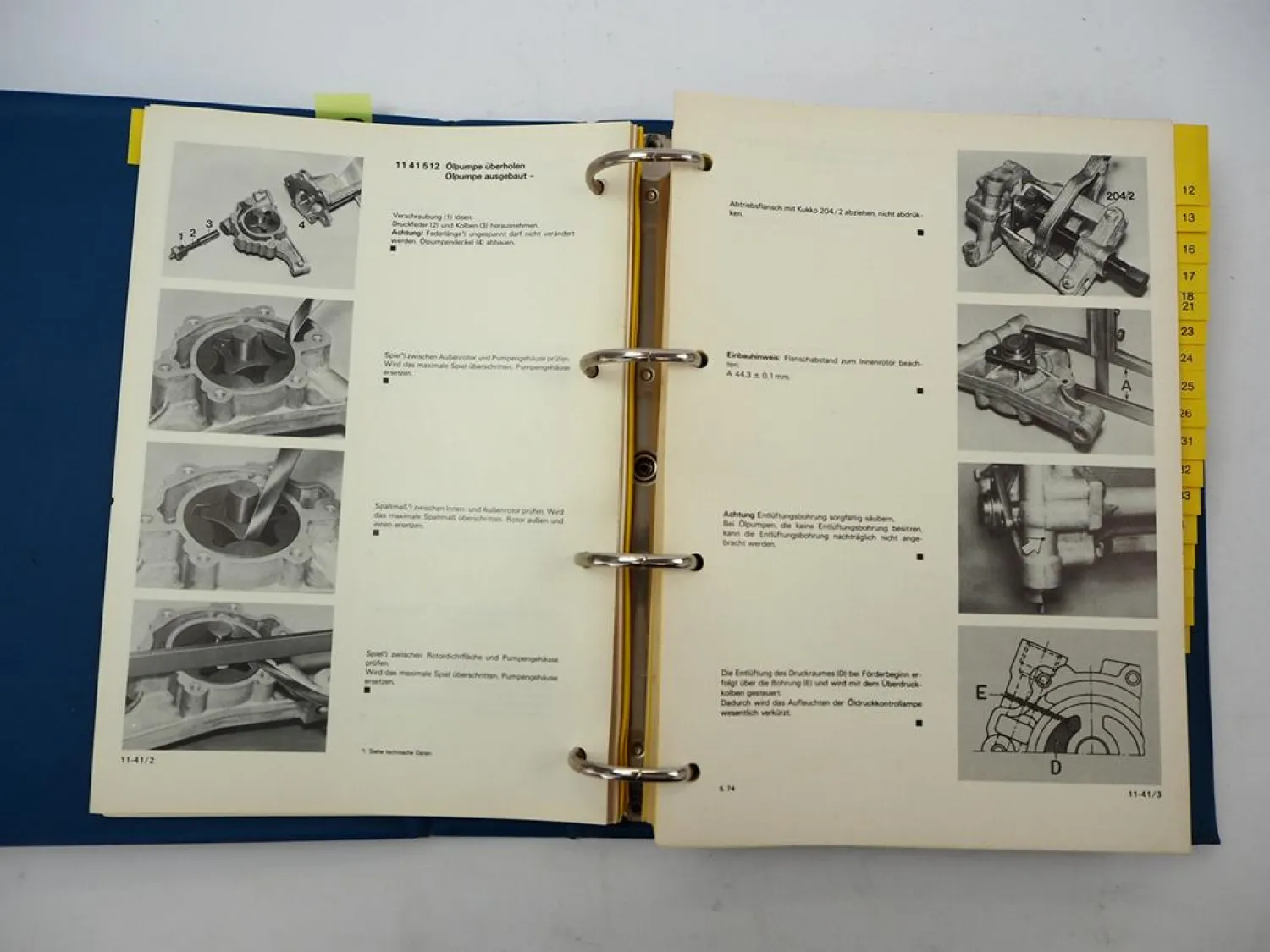 Original BMW 525 525A 528 528A E12 5er Werkstatthandbuch Reparatur 1974-76