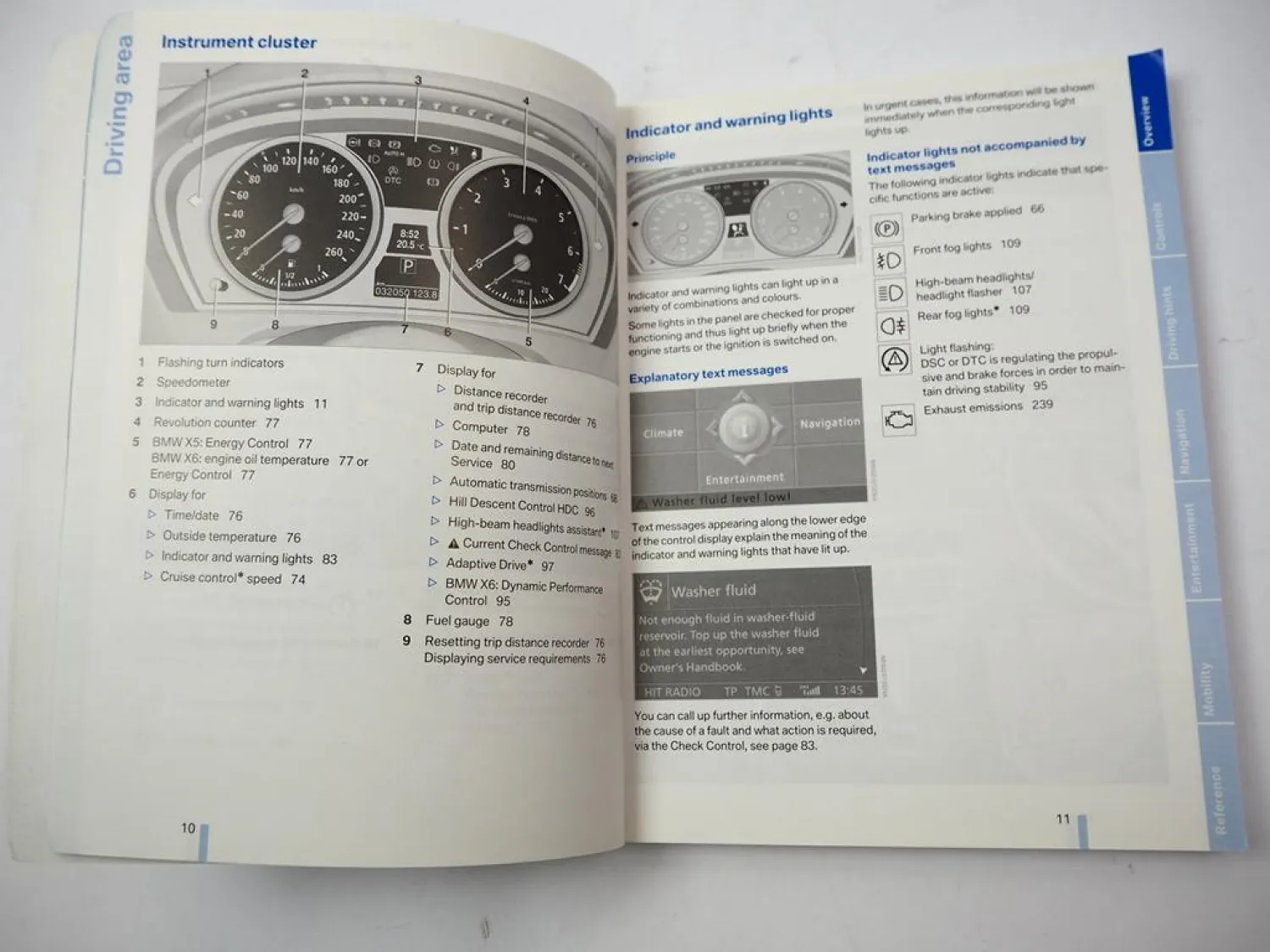 Original BMW X5 & X6 Owners Handbook (9/2008) English Manual | 01412600778en