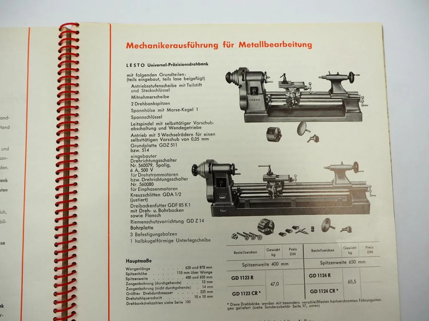 Original Bosch Universal Elektrowerkzeuge Katalog Preisliste 1959