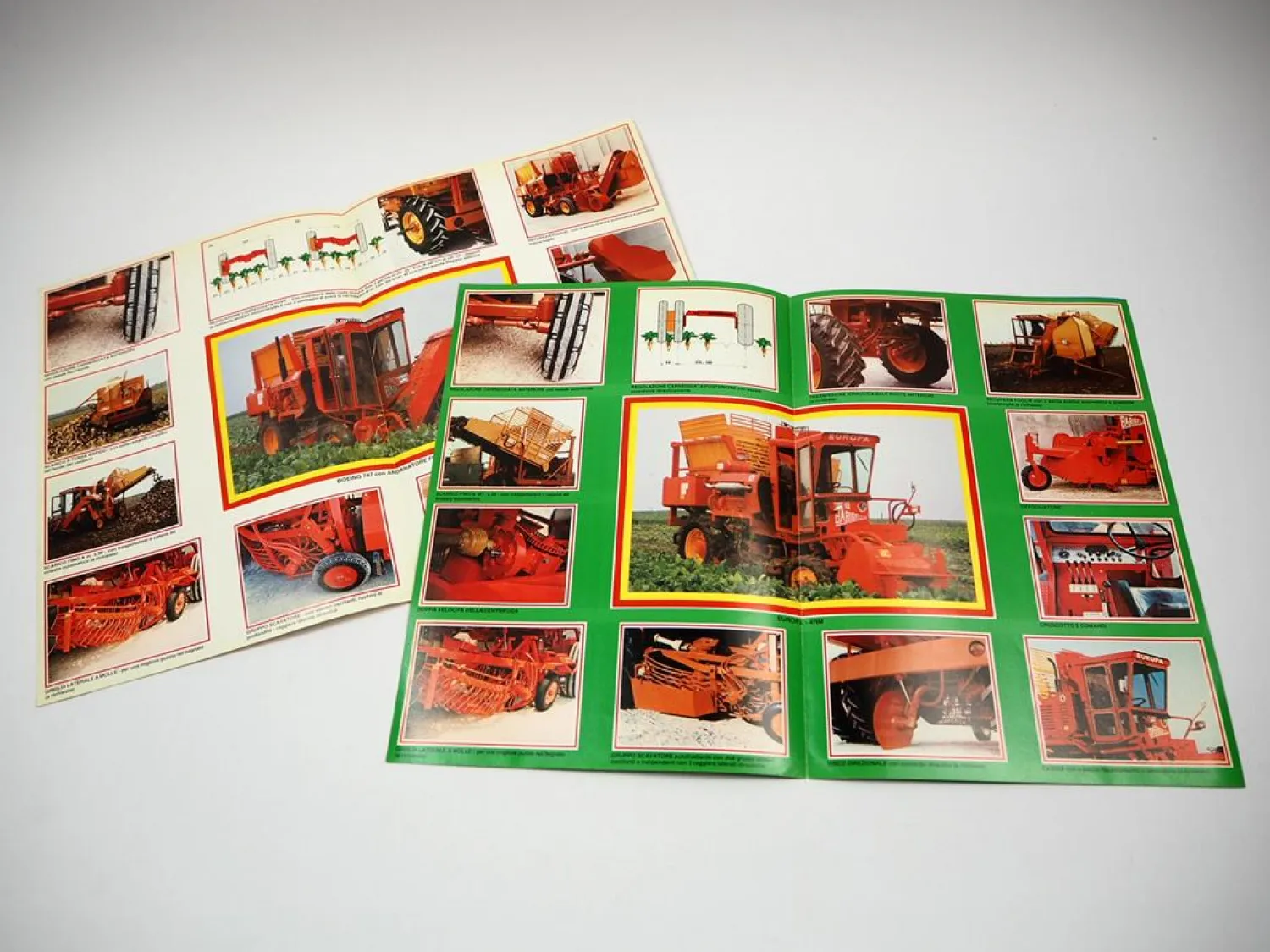 Original Brochure Barigelli Europa A2 E4 Allrad Boeing 747 A3 I I-4RM Rübenroder