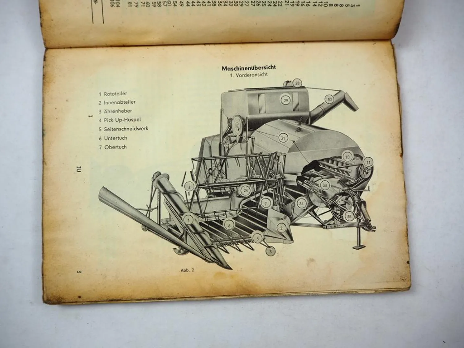 Original Claas Junior Automatic Mähdrescher Betriebsanleitung Wartung 1964