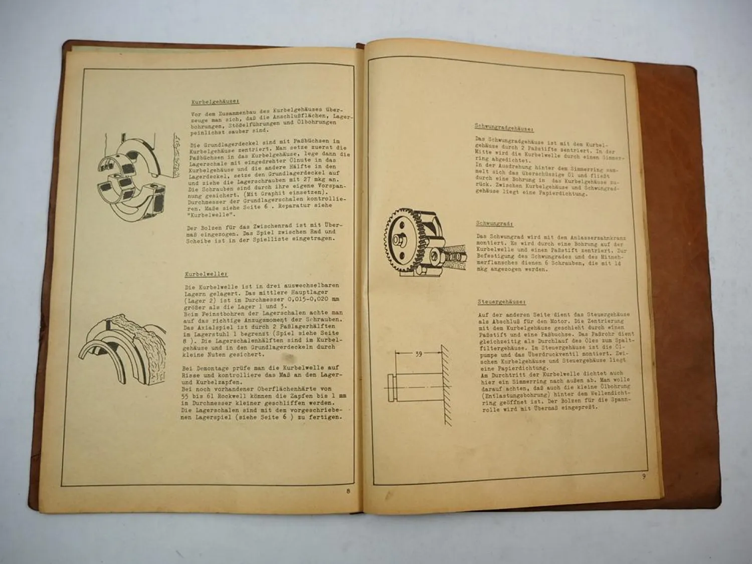 Original Claas LD40 Dieselmotor Betriebsanleitung Ersatzteilliste 1958