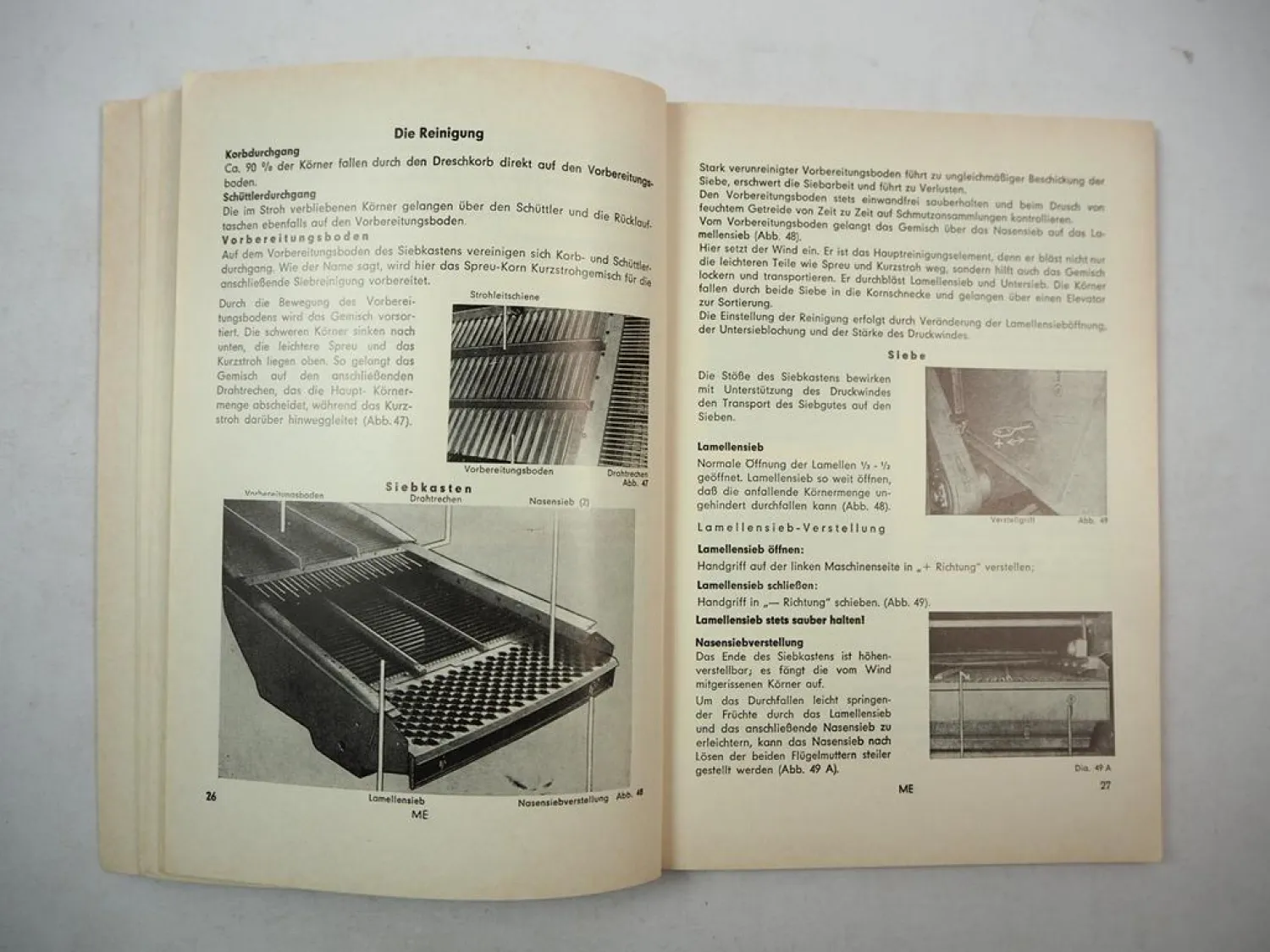 Original Claas Mercur Mähdrescher Betriebsanleitung Bedienungsanleitung 1969