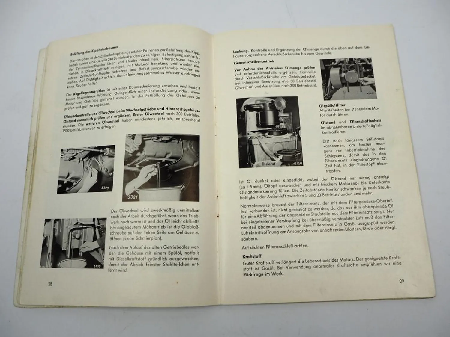 Original Deutz D25 Typ 25.2 Bedienungsanleitung Wartung Schaltplan 1961