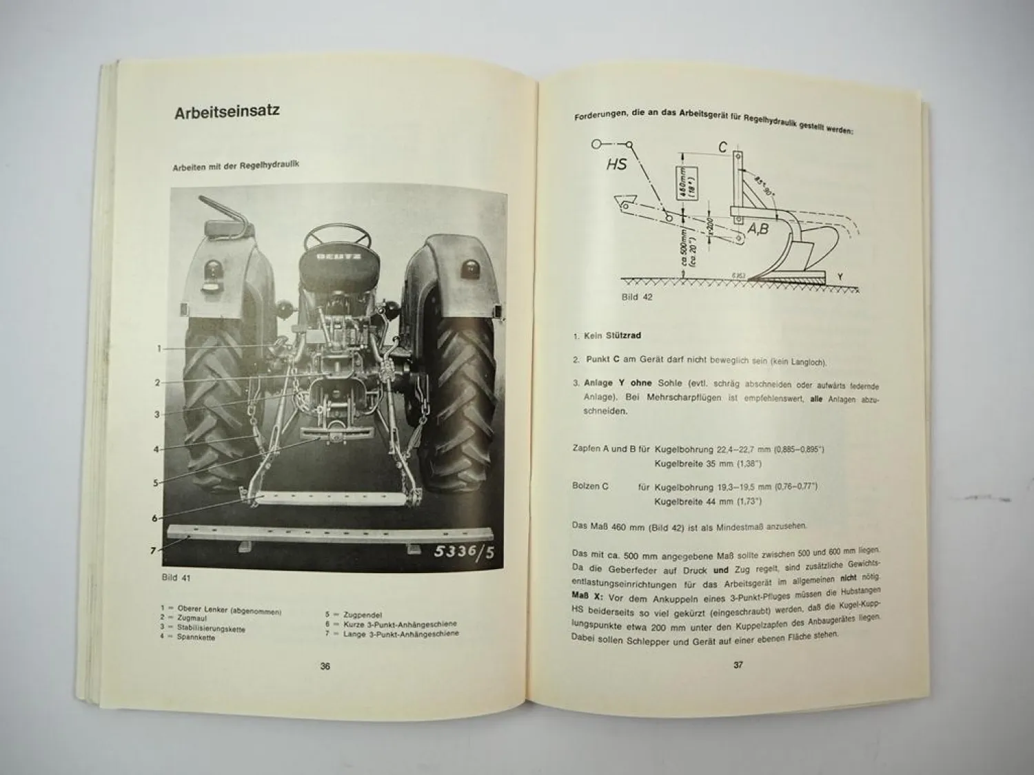 Original Deutz D3005 Schlepper Betriebsanleitung Bedienungsanleitung 1966