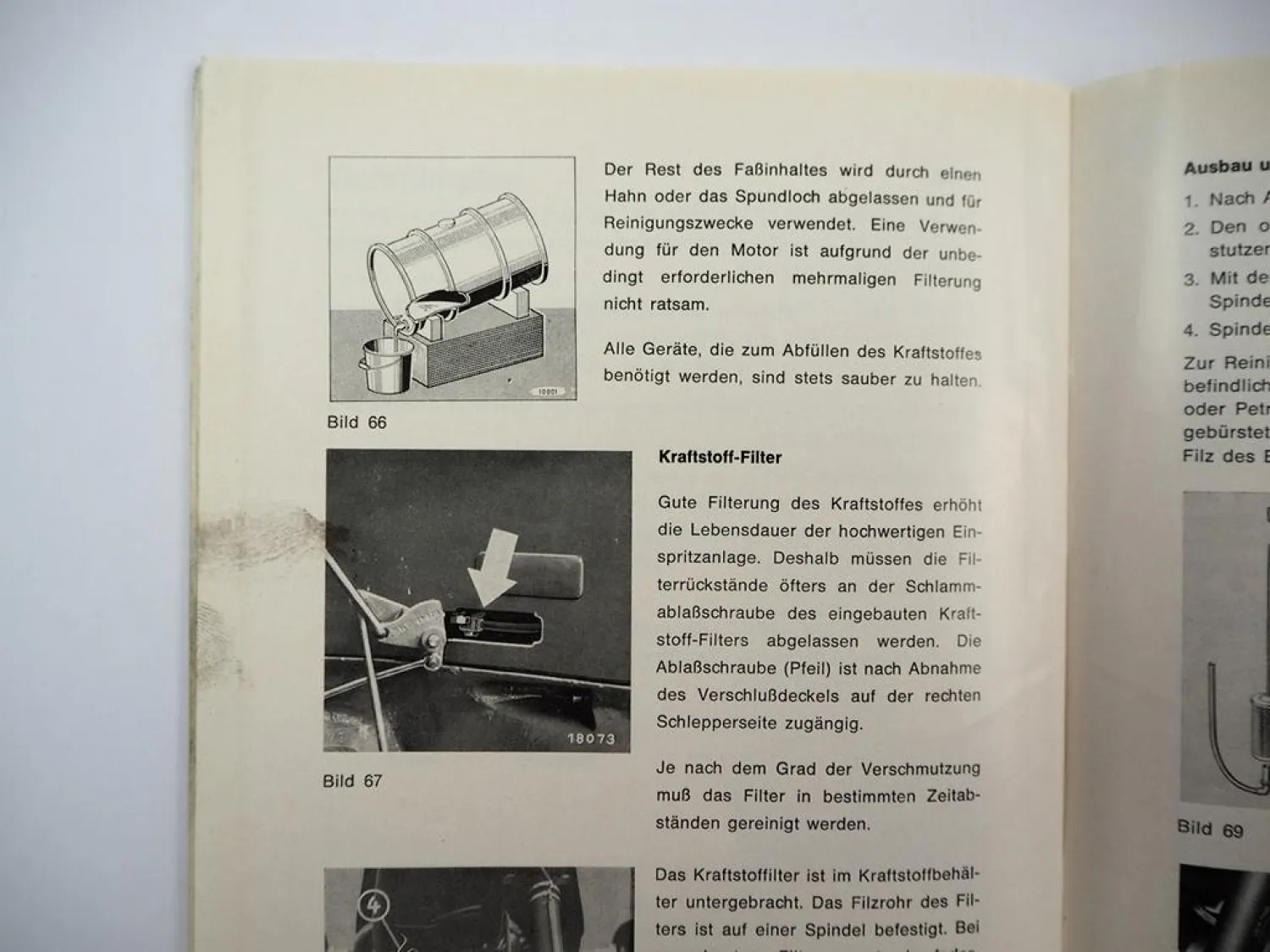 Original Deutz D3005 Schlepper Betriebsanleitung Bedienungsanleitung 1966