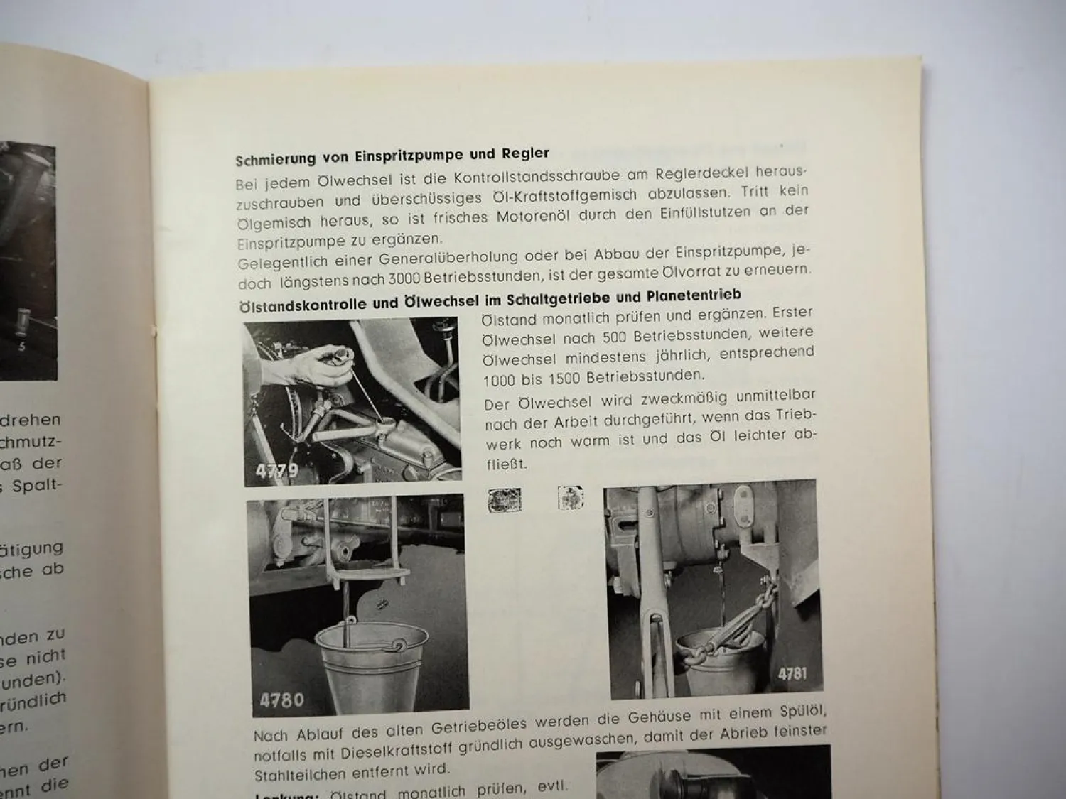 Original Deutz D50S Typ D50.1S Schlepper Betriebsanleitung Bedienung 1962