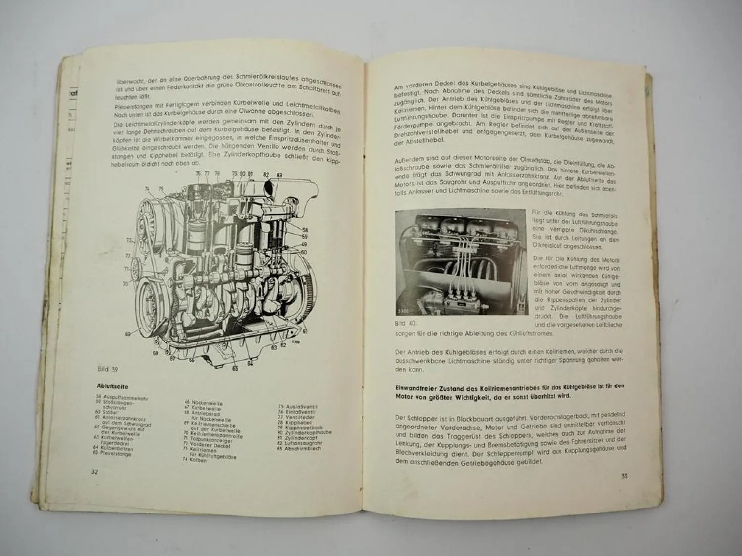 Original Deutz D50S Typ D50.1S Schlepper Betriebsanleitung Bedienung 1964