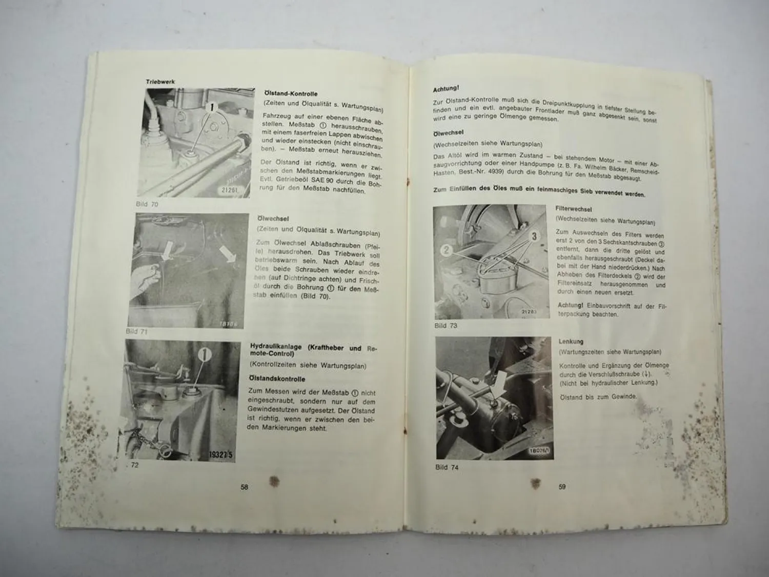 Original Deutz D5206 D6206 + Allrad Betriebsanleitung Wartung Schaltplan