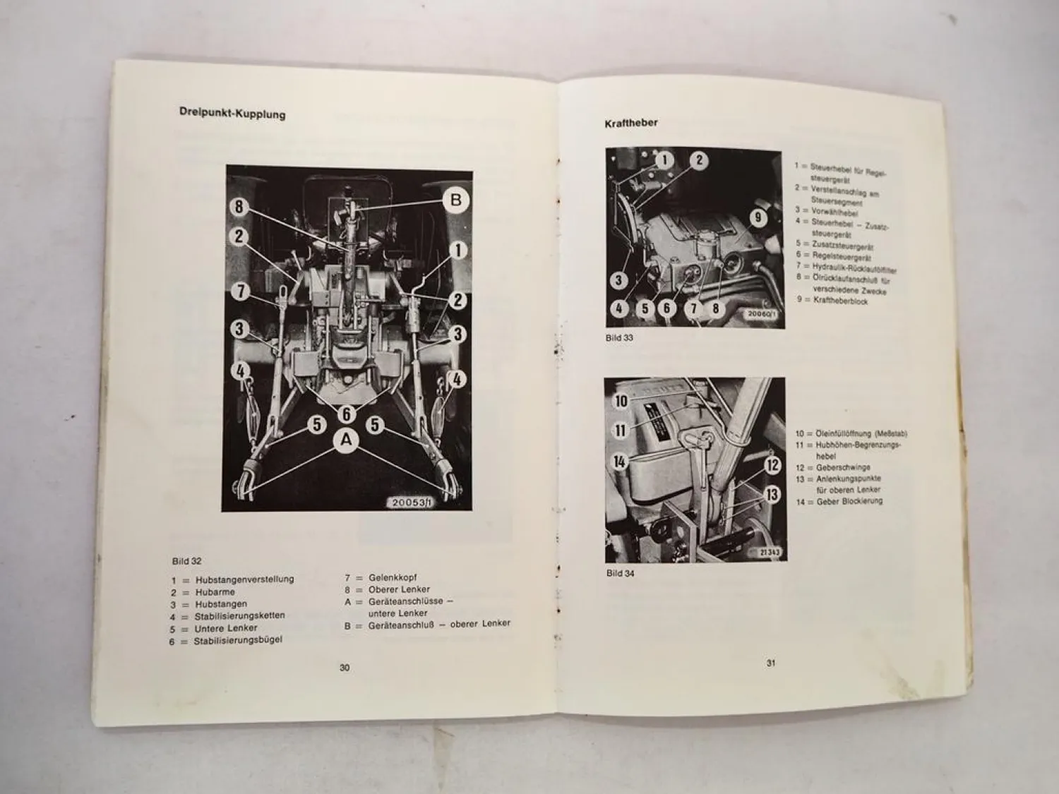 Original Deutz D6806 D7206 A Traktor Betriebsanleitung Bedienungsanleitung 1976