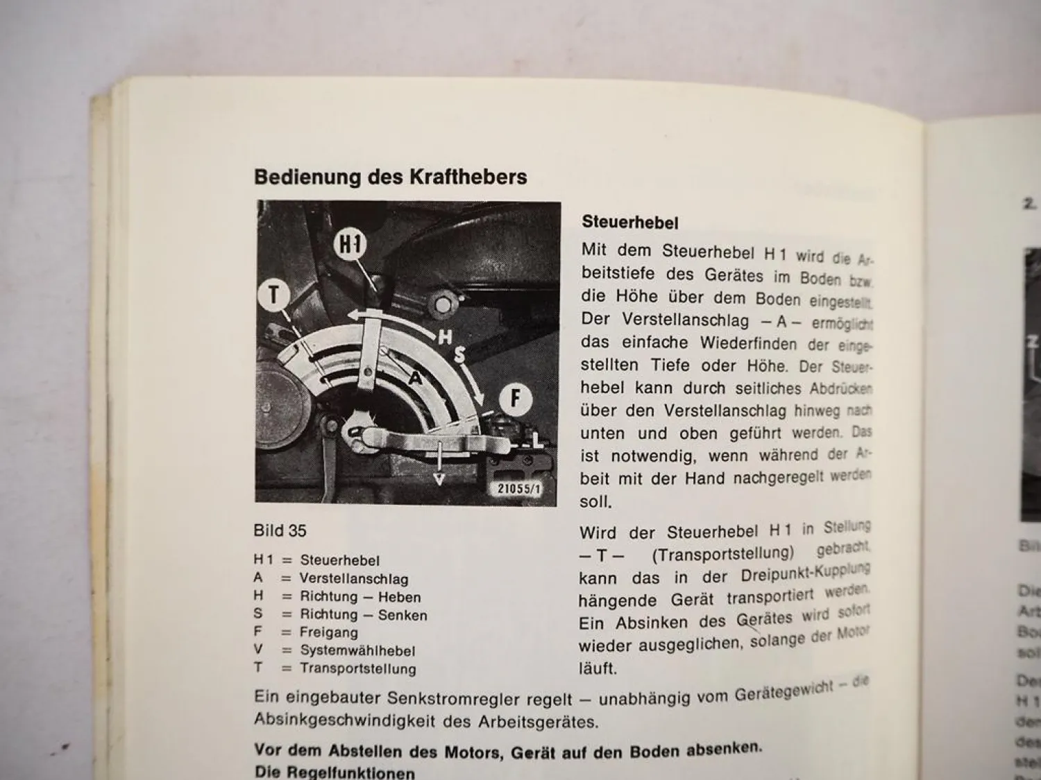 Original Deutz D6806 D7206 A Traktor mit F4L 912 Betriebsanleitung Wartung 1976