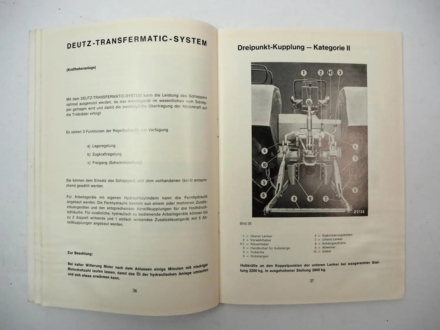 Original Deutz D8006 + Allrad Betriebsanleitung Wartung Schaltplan 1970