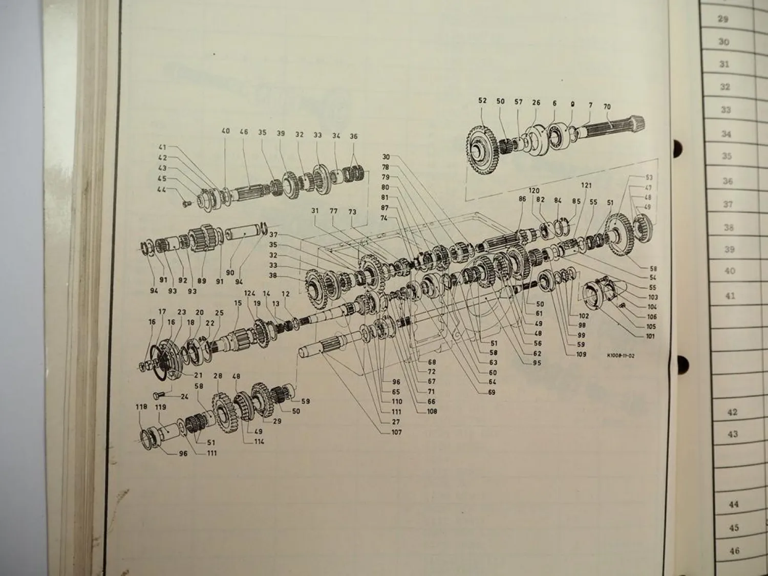 Original Deutz D9006 Schlepper Ersatzteilliste Teilenummernliste 1975 TN1008-1