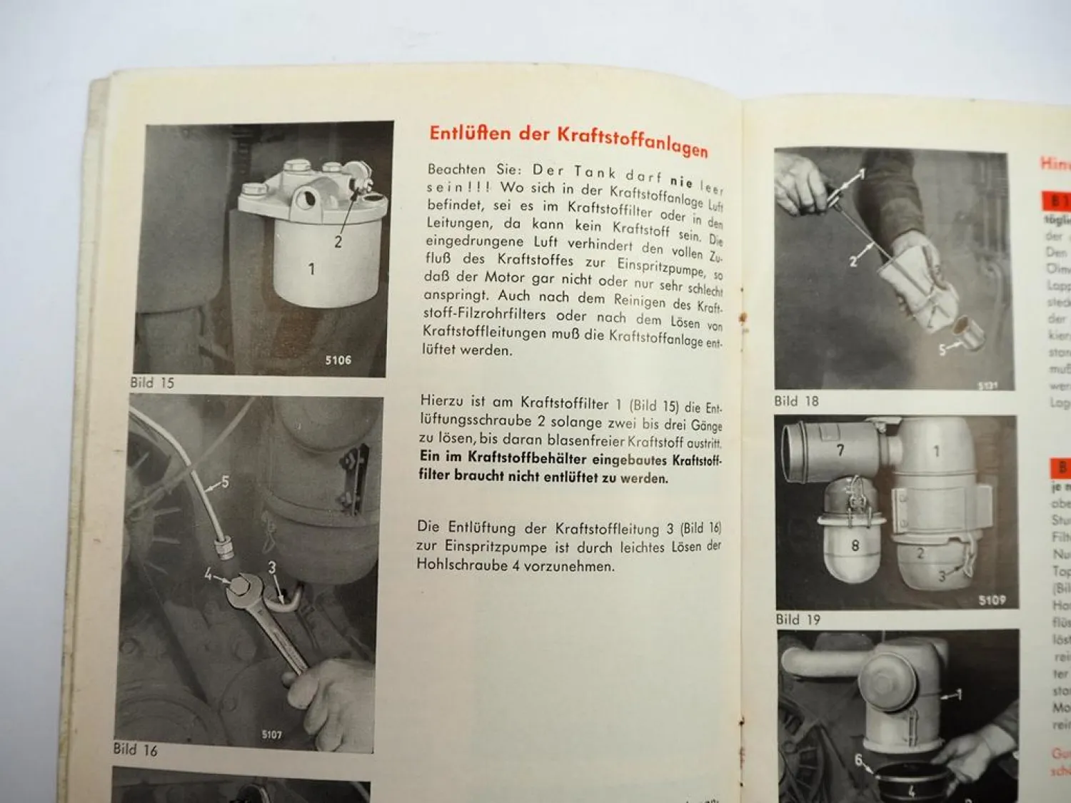 Original Deutz F1L F2L 310 Motor Betriebsanleitung Bedienung Wartung 10/1961