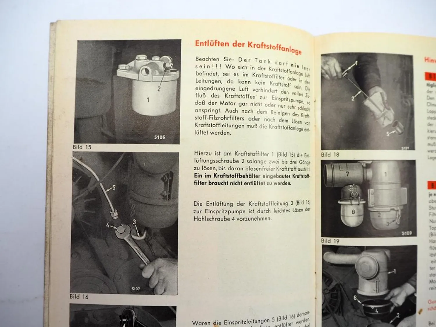 Original Deutz F1L F2L 310 Motor Betriebsanleitung Bedienung Wartung 8/1961