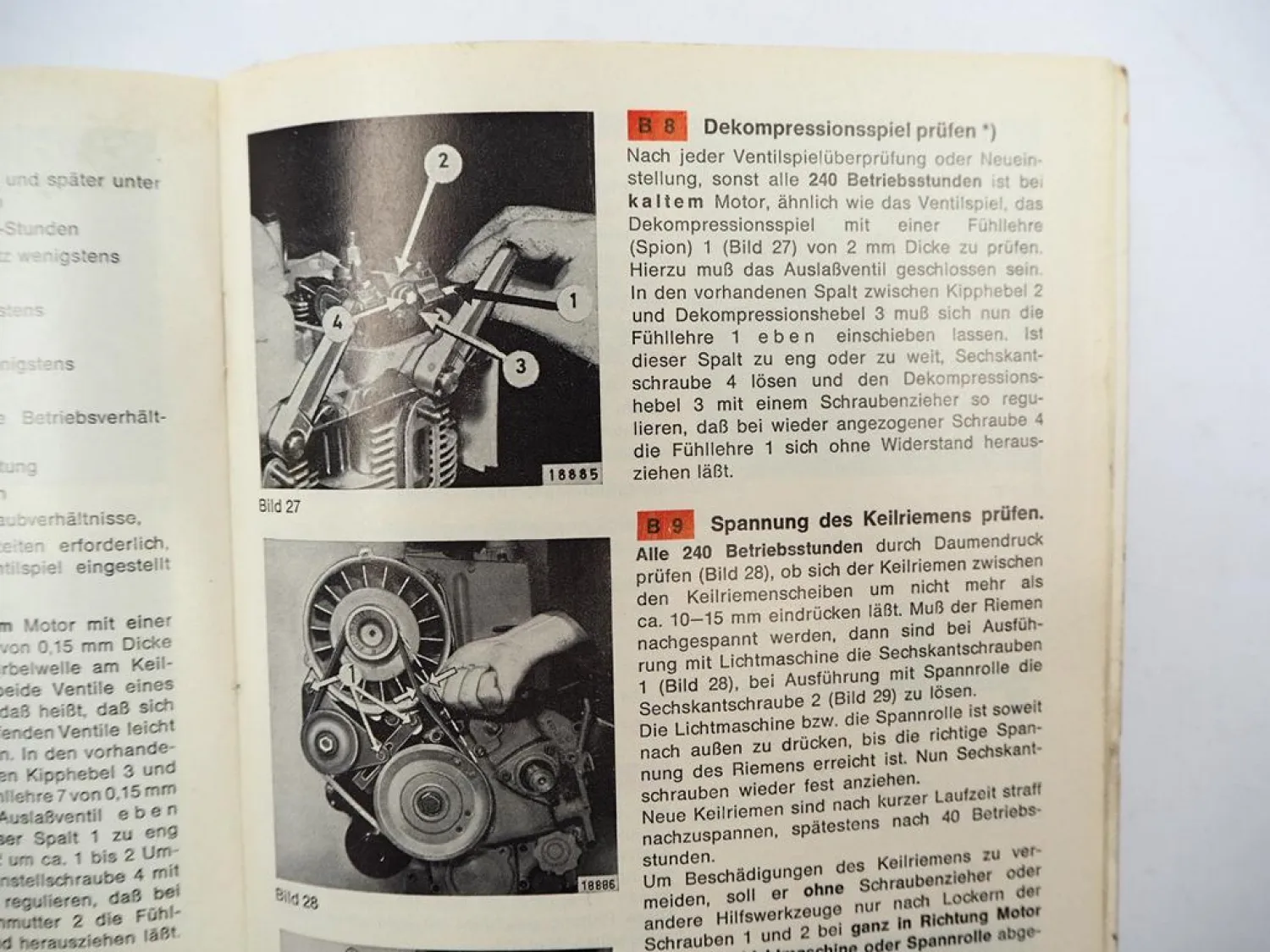 Original Deutz F1L F2L 410 Motor Betriebsanleitung Bedienung Wartung 1970