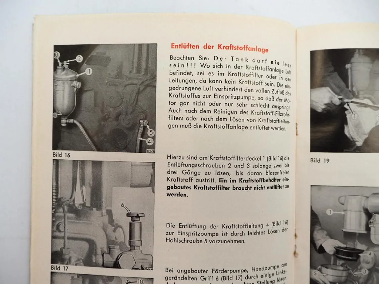 Original Deutz F1L F2L 812 Motor Betriebsanleitung Bedienung Wartung 9/1964