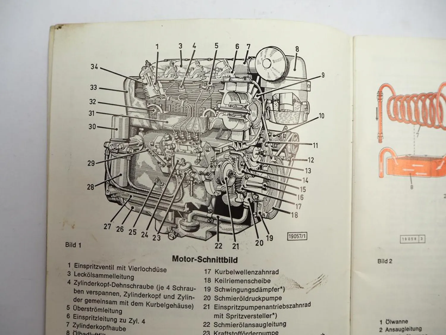 Original Deutz F3L F4L F5L F6L 912 Motor Betriebsanleitung Wartung 8/1974