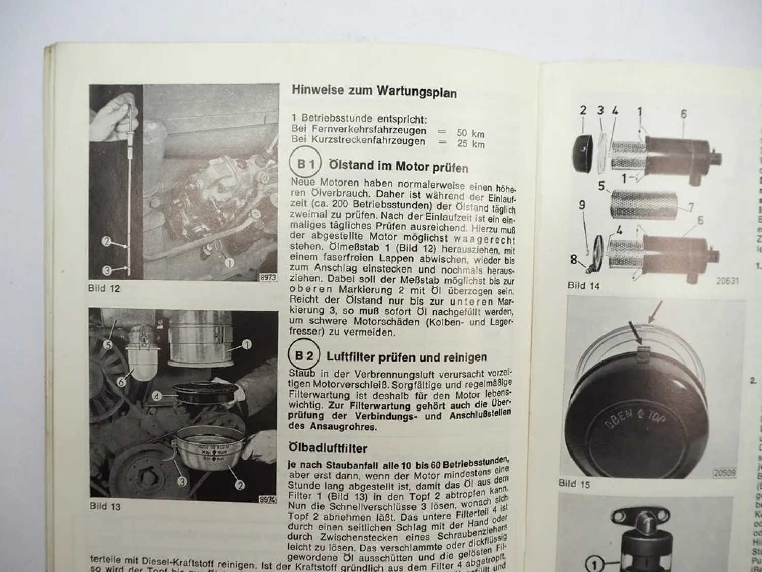 Original Deutz F3L F4L F5L F6L 912 Motor Betriebsanleitung Wartung 8/1974