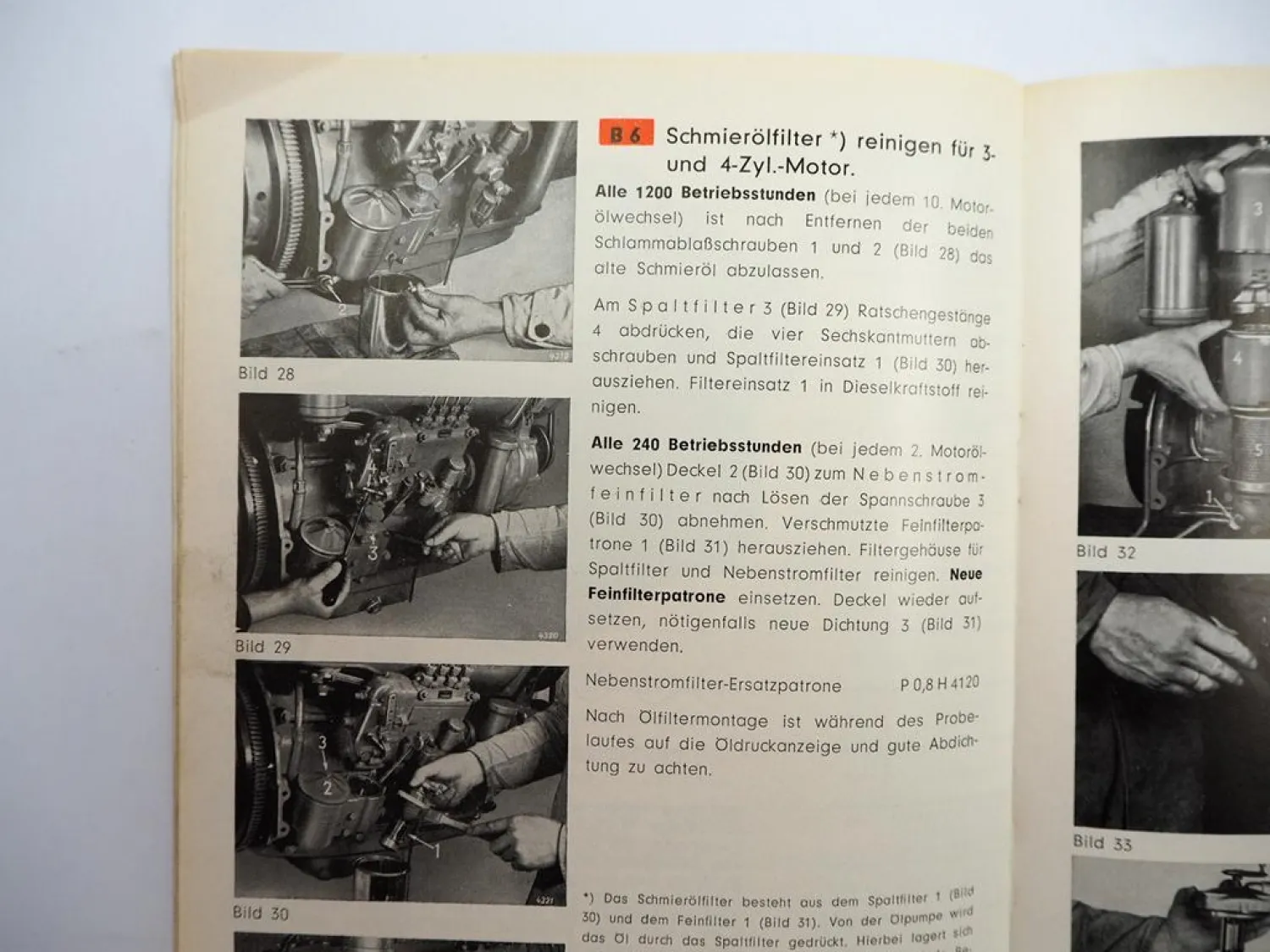 Original Deutz F3L F4L F6L 712 Motor Betriebsanleitung Bedienung Wartung 1966