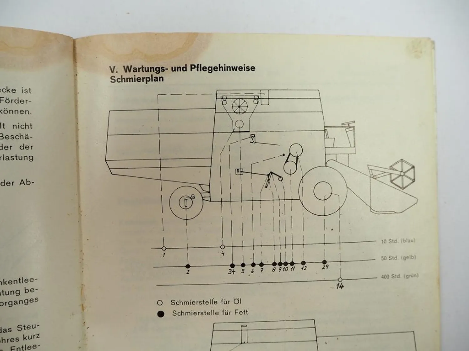 Original Deutz Fahr M1620 H Mähdrescher Betriebsanleitung Bedienung 1980