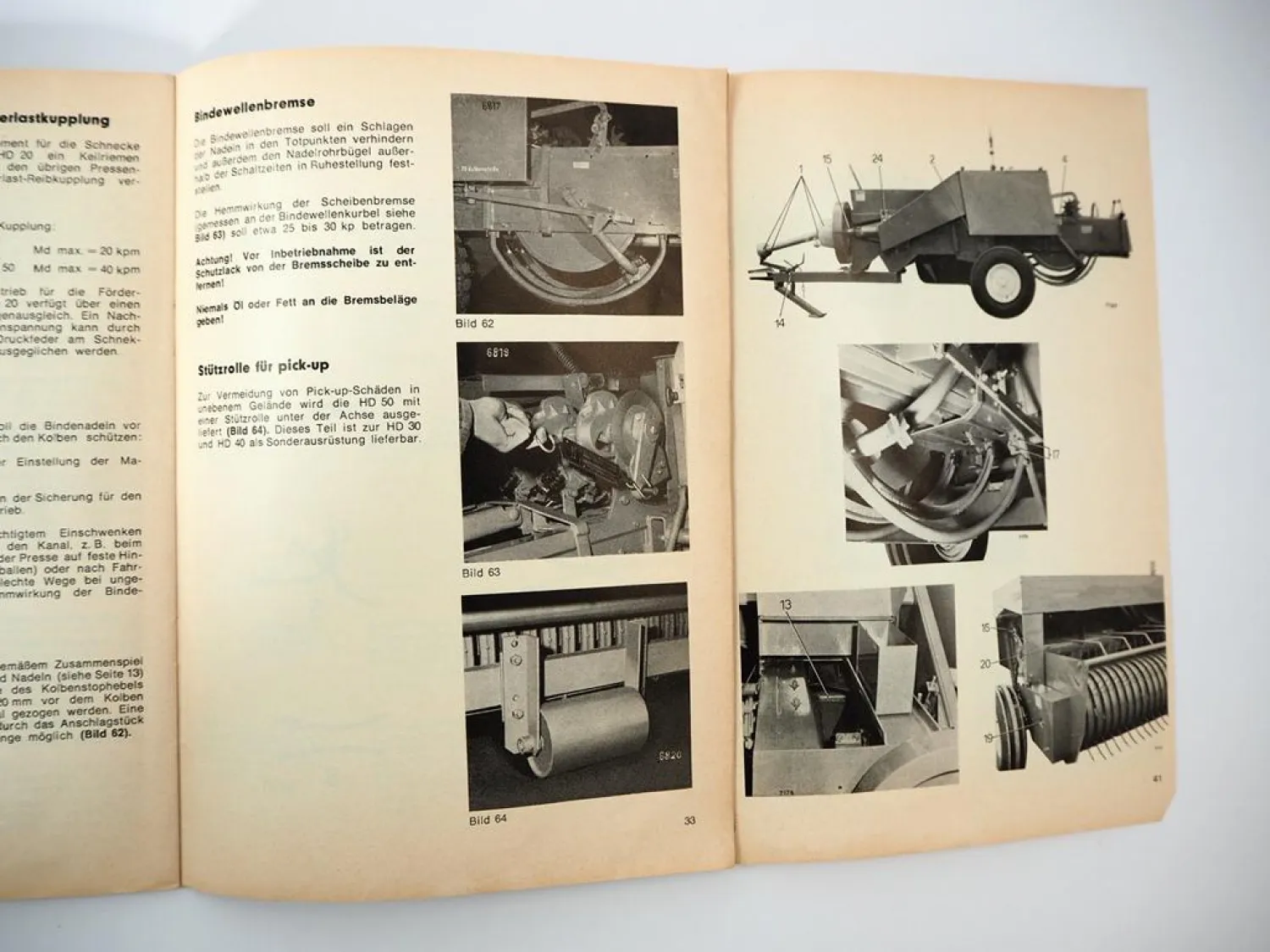 Original Fahr Köla Rivale 20 30 40 50 Hochdruckpresse Betriebsanleitung 1973