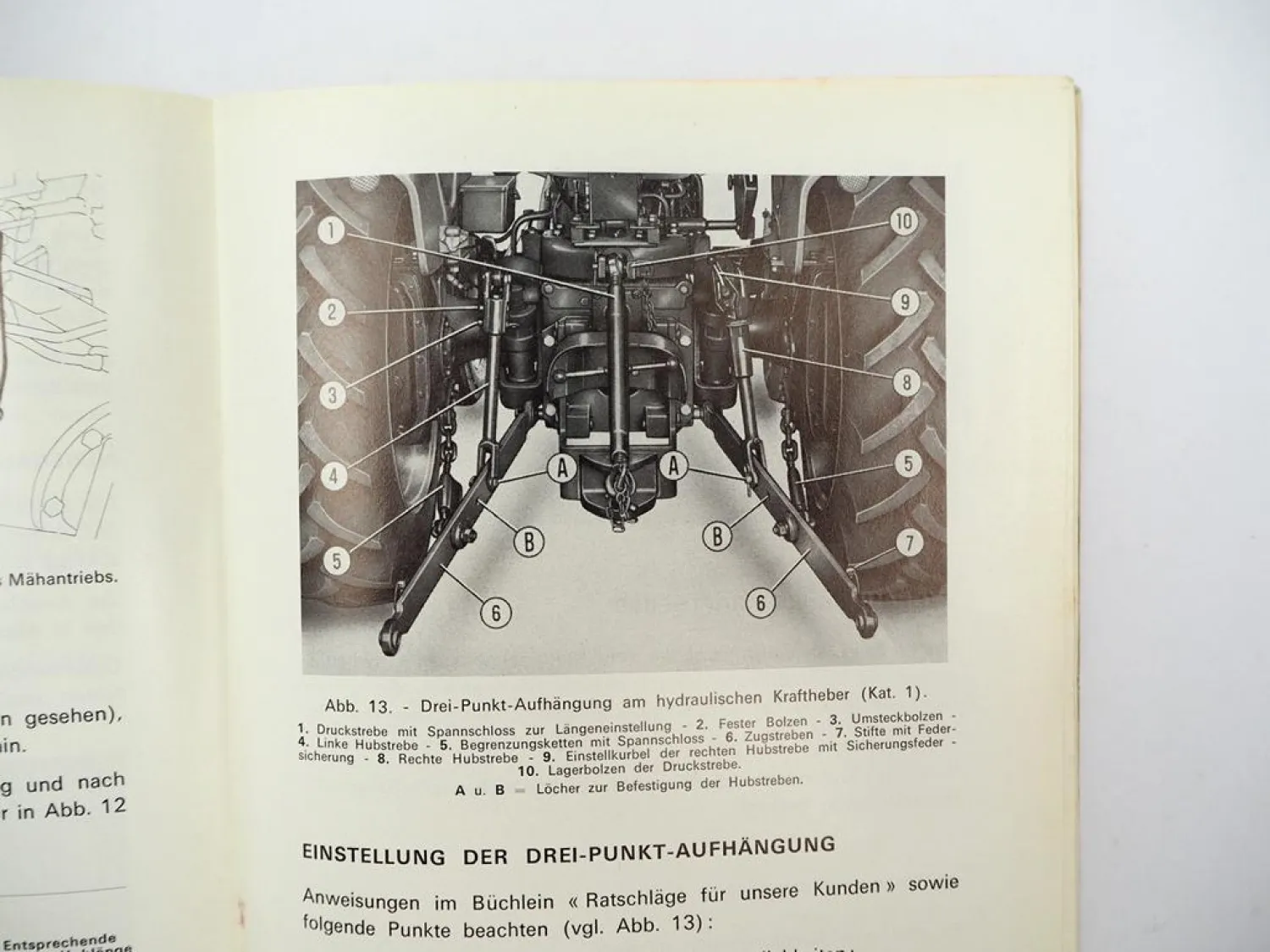 Original Fiat 350 Schlepper Betriebsanleitung Bedienung Wartung 1971