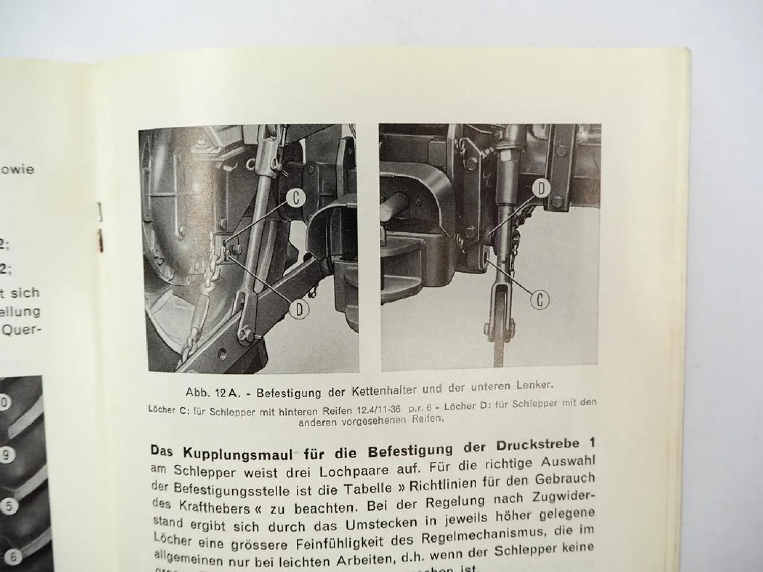 Original Fiat 600 Schlepper Betriebsanleitung Bedienung Wartung 1971