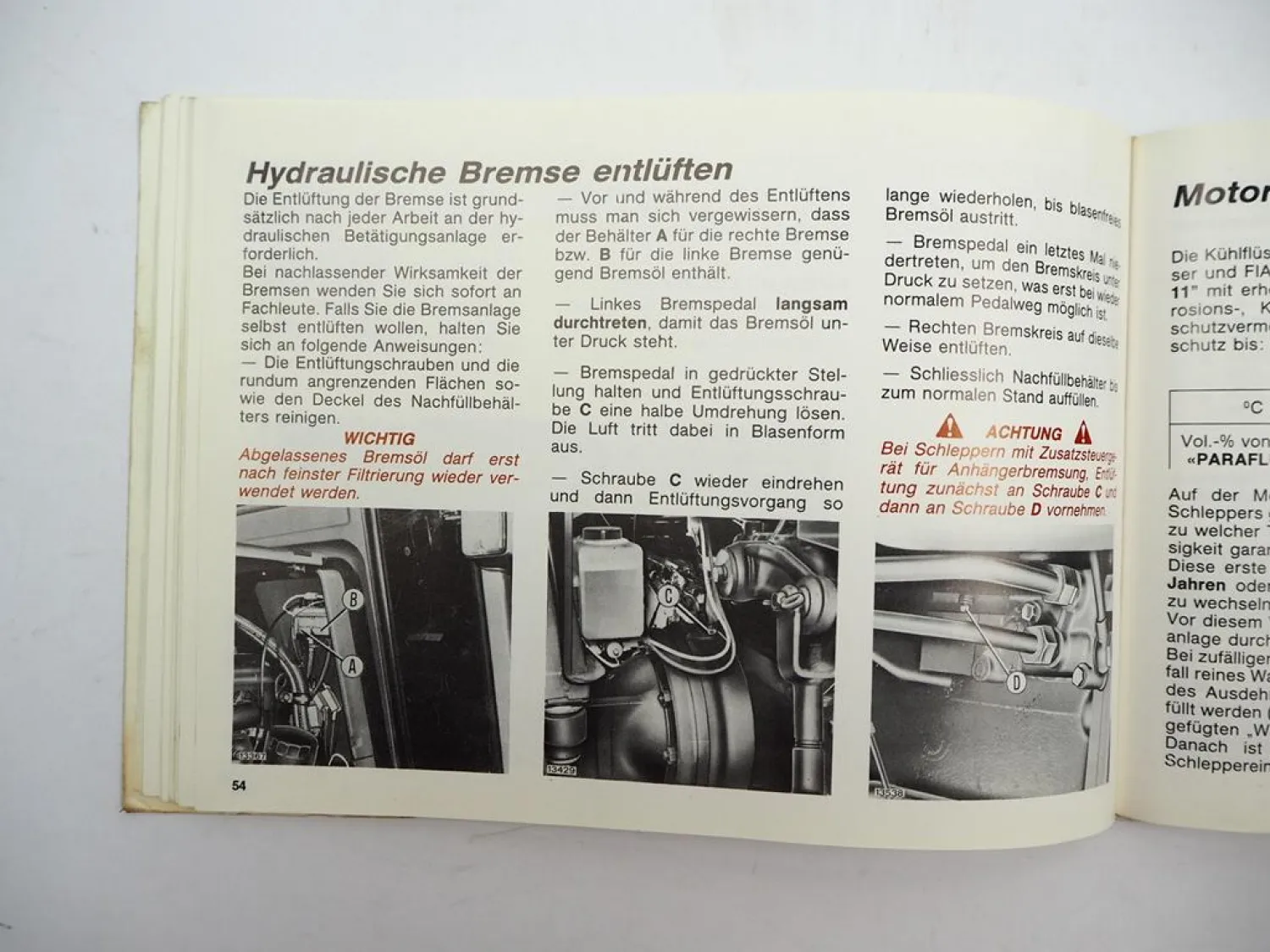 Original Fiat 70-90 80-90 Schlepper Betriebsanleitung Bedienung Wartung 1984